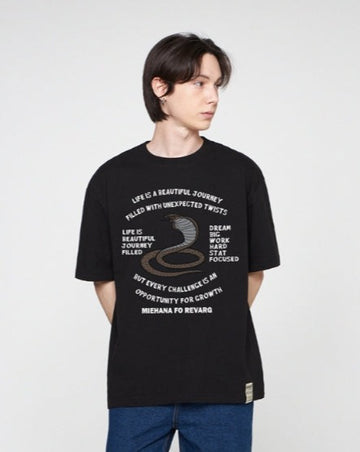 80s Snake Short Sleeve Tee